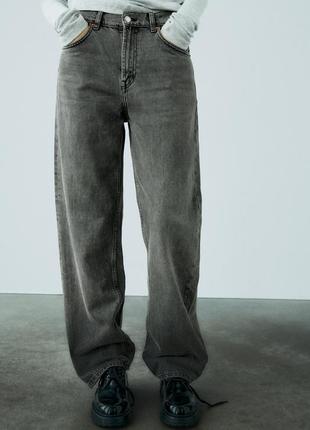 Джинсы girlfriend mid-rise - regular 2-3-4-5-6 от zara