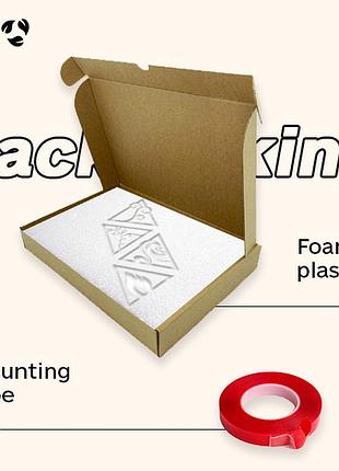 Настенный декор сборный из дерева панно на стену max woody "четыре элемента природы" 4...