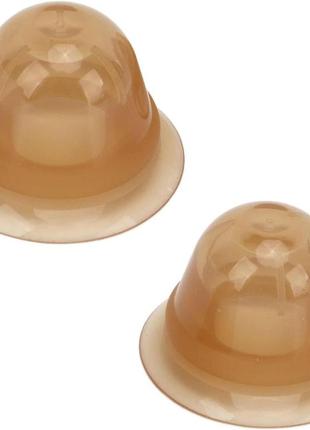 Силіконовий коректор сосків аспіратор silicone nipple correctors beige5 фото