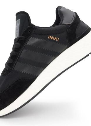 Кроссовки для бега adidas iniki runner черные №1 37.3. размеры в наличии: 37, 39, 44, 45.