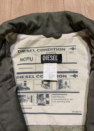 Vintage diesel ncpu leather куртка бомбер7 фото