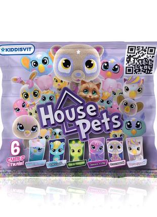 Коллекционная фигурка-сюрприз мой любимец house pets 1065b с листом коллекционера