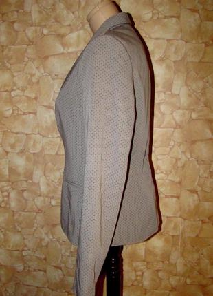 Новый пиджак (жакет) в мелкий горошек tu р.123 фото