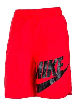 Детские шорты nike b nsw woven hbr short красный s (do6582-657 s)