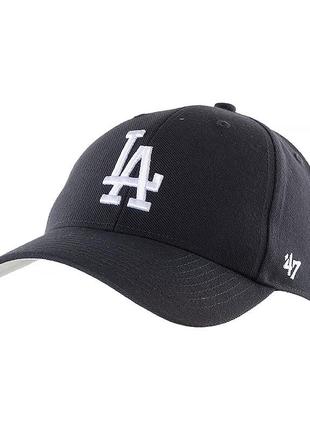 Бейсболка 47 brand los angeles dodgers черный one size (b-mvp12wbv-nyd)