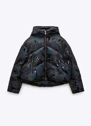 Пуховик zara размер xxs/xs