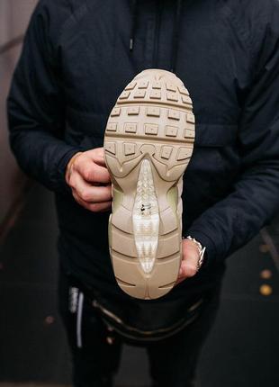 Мужские кроссовки nike air max 95 sneakerboot beige зима / smb7 фото