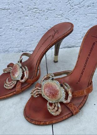 Туфлі shoes giuseppe zanotti designer vintage sandals 1990s
