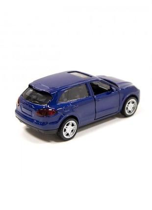 Автомодель - porsche cayenne s (синій)8 фото