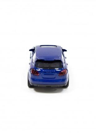 Автомодель - porsche cayenne s (синій)7 фото