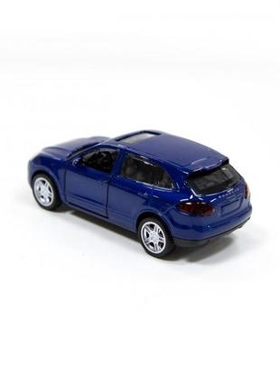 Автомодель - porsche cayenne s (синій)6 фото