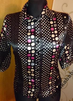Стильна блуза в горошок рм як нова