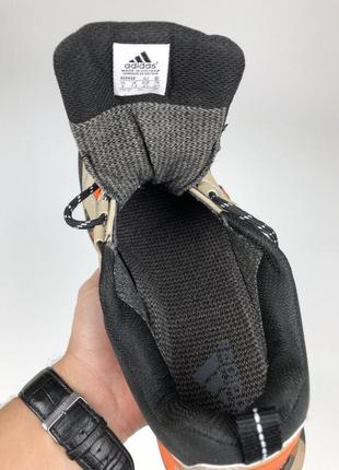 Р.41-46 кроссовки adidas terrex бежево/оранжевые термо5 фото