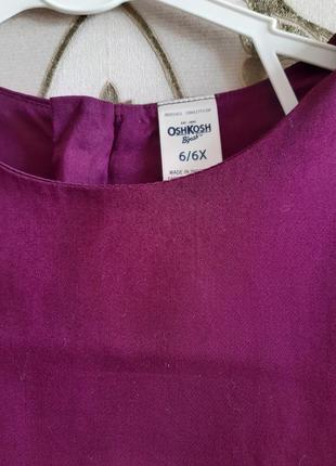 Платье бренд oshkosh, размер 6-6х2 фото