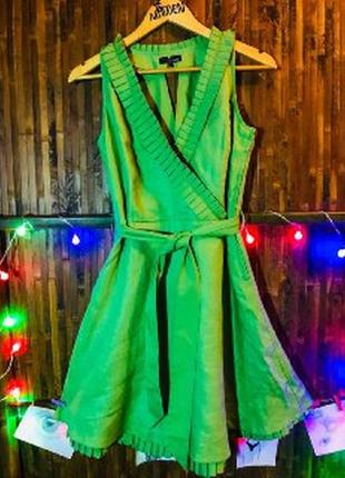 Зеленое платье от next 4
