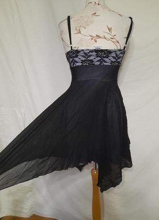 Сукня асиметрична в готичному стилі готика6 фото