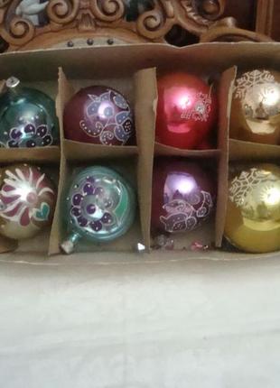 Єлочные шарики набор 12 шт набор рождественский уср2 фото