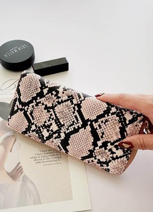 Гаманець жіночий вердикт з принтом рептилії