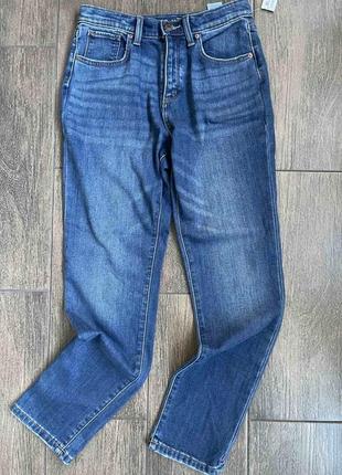 Прямые утепленные джинсы c высокой талией размер xs-s old navy2 фото
