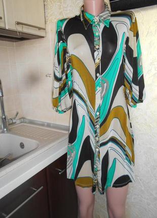 #promod#трикотажное платье-рубашка #3 фото