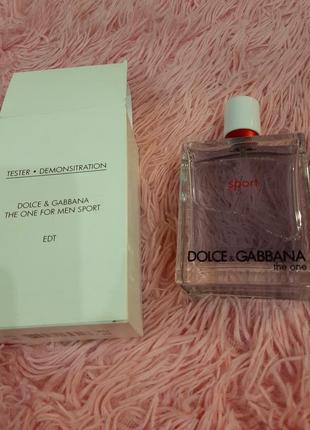 Естер-оригинал! элегантный парфюм dolce & gabbana the one sport 100ml абсолютно новый