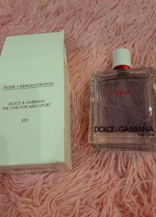 Естер-оригинал! новогодние скидочки!!!элегантный парфюм dolce & gabbana the one sport 100ml абсолютно новый