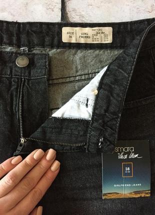 Крутые джинсы черные герлфренд8 фото