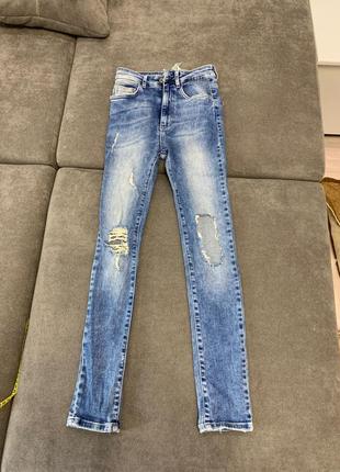 Джинсы skinny скинни, р. 2459eeur34atch. посадка выше среднего.