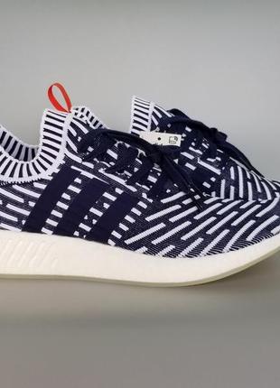 Кроссовки оригинал adidas originals nmd r2 boost primeknit "collegiate navy" art. bb2909