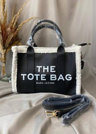 Сумка Жіноча сумка в стилі marc jacobs the snapshot black gold