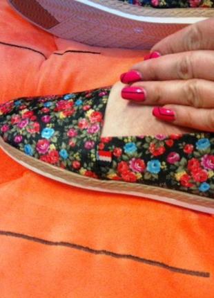 Балетки 38р цветы