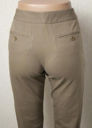 Бежевые брюки с высокой посадкой дорого бренда bcbg max azria хс размер3 фото