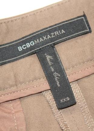 Бежевые брюки с высокой посадкой дорого бренда bcbg max azria хс размер6 фото