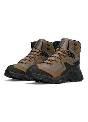 ❄️трекінгові чоловічі черевики salomon quest element gtx gore-tex black sand⬆️