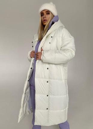 6 цветов❤️теплая объемная зимняя куртка зимнее пальто зефирка4 фото