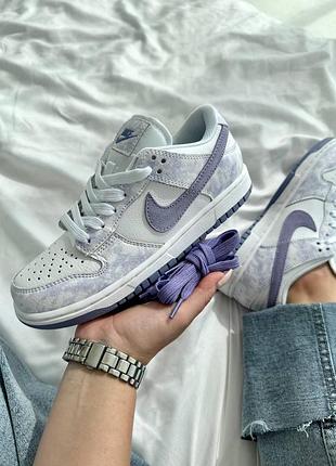 Кроссовки dunk light purple