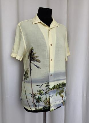 Рубашка гавайская гавайка вискоза2 фото