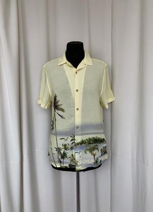 Рубашка гавайская гавайка вискоза5 фото