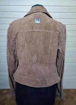 Кожаная куртка жакет косуха из 100% кожи freaky nation 🍁 размер l/xl7 фото