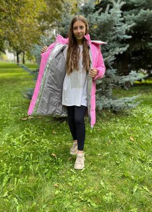 Детские зимние куртки и пальто для девочек размеры 140-158