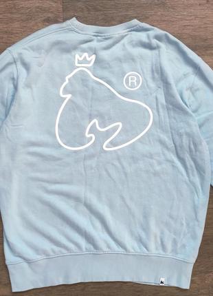 Свитшот money синий голубой свитер big logo на спине bape горила мавпа xl4 фото