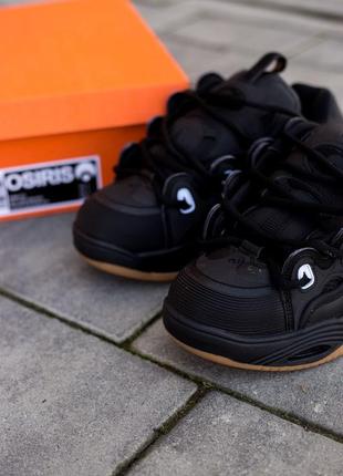 Чоловічі чорнв кросівки osiris d3 black3 фото