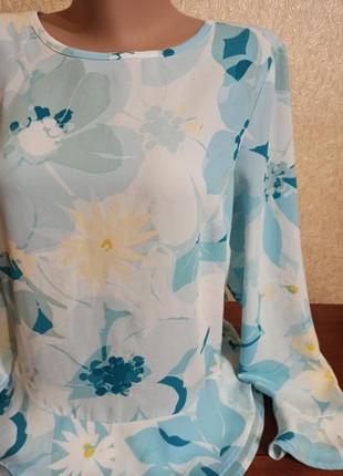 Блуза с цветочным принтом marks&spencer2 фото