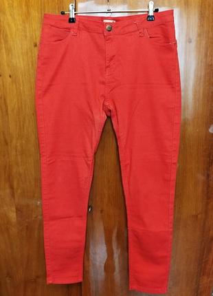 Джинси красные