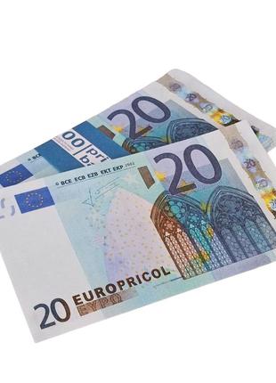 Сувенирные деньги 20 € евро 80шт
