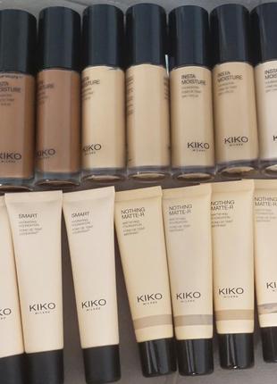 Тональный крем-флюид «smart hydrating foundation» kiko milano3 фото