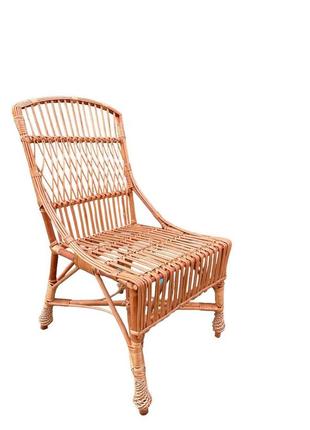 Стул кухонный из лозы со спинкой