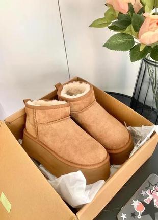 З лого в стилі ugg mini platform8 фото