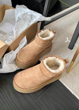 З лого в стилі ugg mini platform6 фото