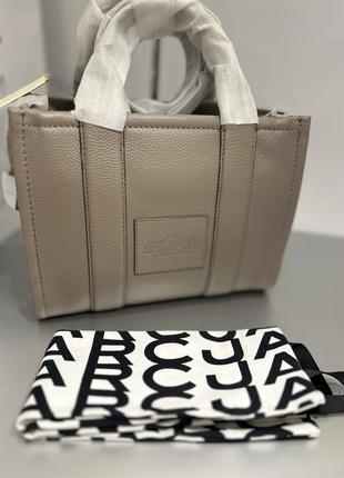 Сумка marc jacobs the leather mini tote bag на подарок3 фото